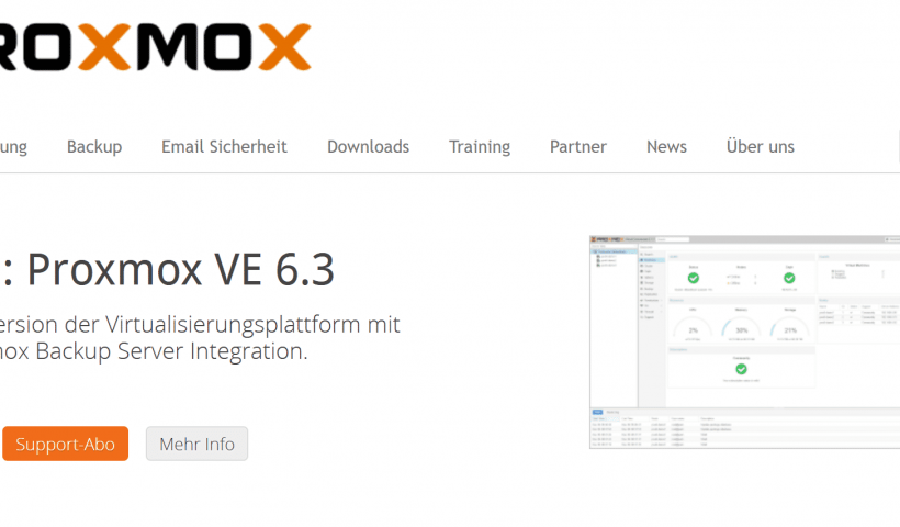 proxmox header