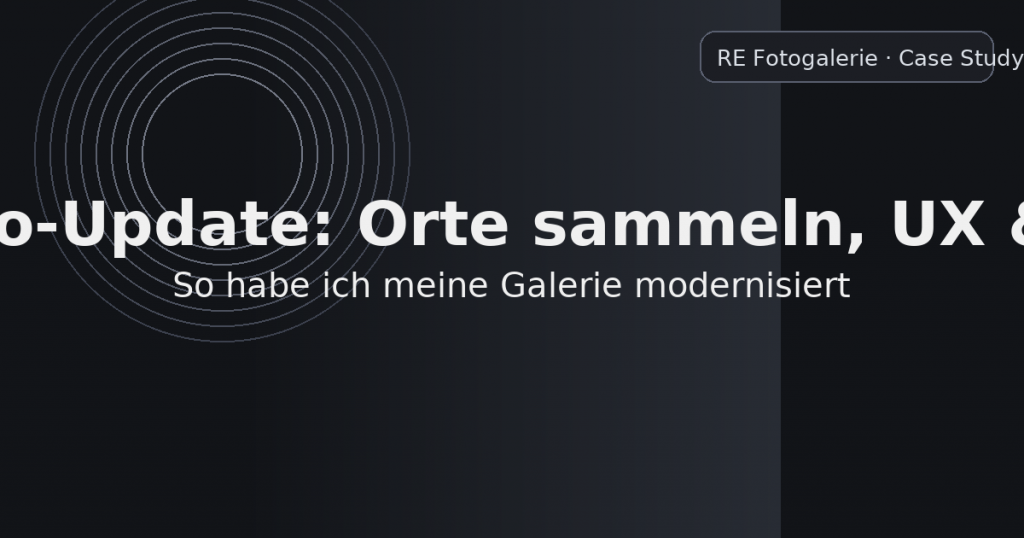 Meine Piwigo-Galerie neu gedacht: Orte sammeln, UX & SEO 2 Header/OG-Visual